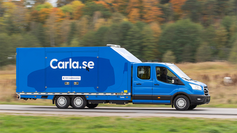 Westbay biltransport byggd åt Carla