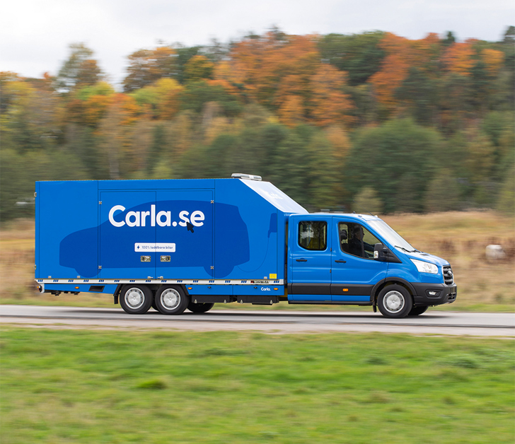 Westbay biltransport byggd åt Carla